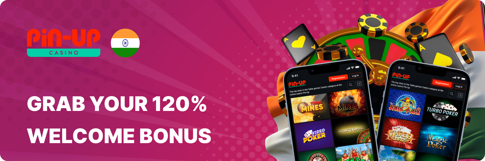 Pin Up Casino India: Grab Your 120% Bonus Now